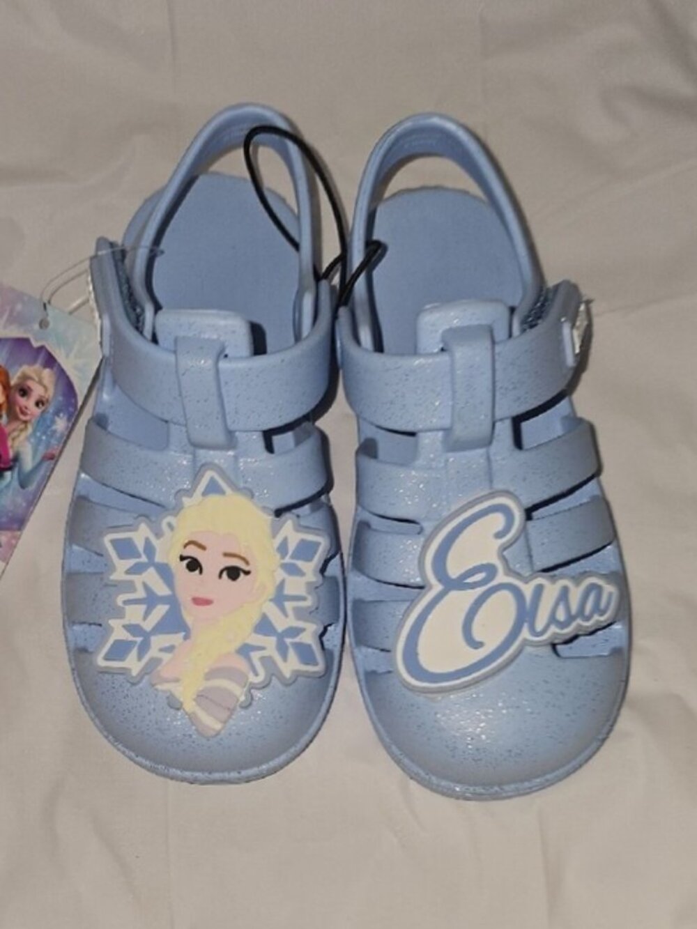 Frozen Toddler Girls Size 11 Elsa Fisherman Sandals New